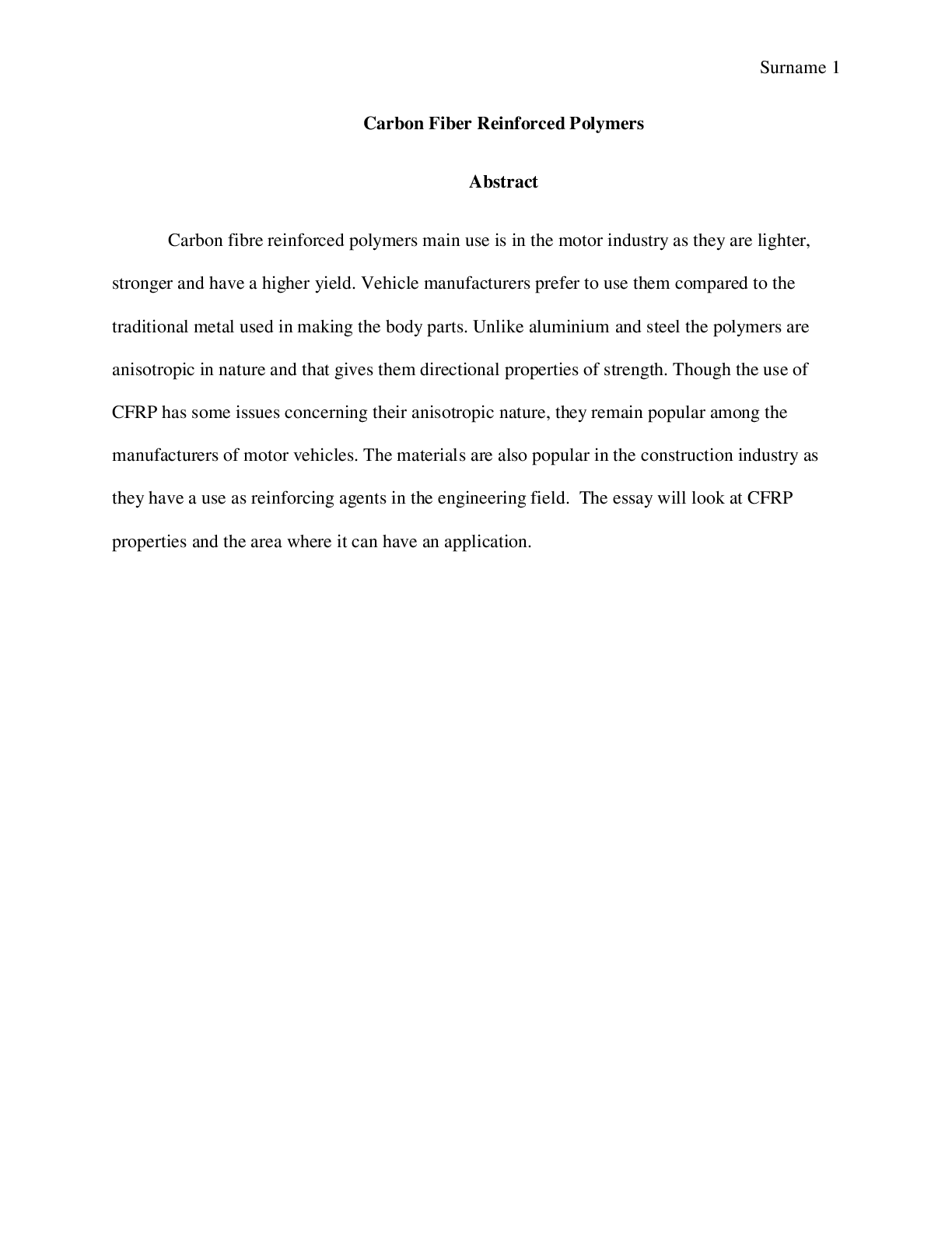 Preview image for Carbon Fiber Reinforced Polymers